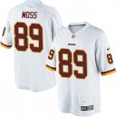 Youth Nike Washington Redskins &89 Santana Moss Elite White NFL Jersey