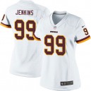 Women Nike Washington Redskins &99 Jarvis Jenkins Elite White NFL Jersey