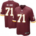 Youth Nike Washington Redskins &71 Trent Williams Elite Burgundy Red Team Color NFL Jersey