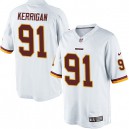 Youth Nike Washington Redskins &91 Ryan Kerrigan Elite White NFL Jersey