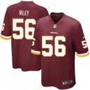 Youth Nike Washington Redskins &56 Perry Riley Elite Burgundy Red Team Color NFL Jersey