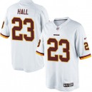 Youth Nike Washington Redskins &23 DeAngelo Hall Elite White NFL Jersey