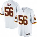 Youth Nike Washington Redskins &56 Perry Riley Elite White NFL Jersey