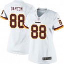 Women Nike Washington Redskins &88 Pierre Garcon Elite White NFL Jersey