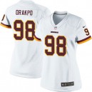 Women Nike Washington Redskins &98 Brian Orakpo Elite White NFL Jersey