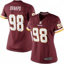 Women Nike Washington Redskins &98 Brian Orakpo Elite Burgundy Red Team Color NFL Jersey