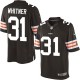 Youth Nike Cleveland Browns &31 Donte Whitner Elite Brown Team Color NFL Jersey