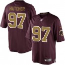 Youth Nike Washington Redskins &97 Jason Hatcher Elite Burgundy Red/Gold Number Alternate 80TH Anniversary NFL Jersey