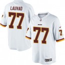Youth Nike Washington Redskins &77 Shawn Lauvao Elite White NFL Jersey