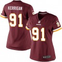 Women Nike Washington Redskins &91 Ryan Kerrigan Elite Burgundy Red Team Color NFL Jersey