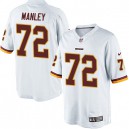 Youth Nike Washington Redskins &72 Dexter Manley Elite White NFL Jersey