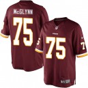 Youth Nike Washington Redskins &75 Mike McGlynn Elite Burgundy Red Team Color NFL Jersey