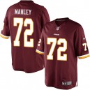 Youth Nike Washington Redskins &72 Dexter Manley Elite Burgundy Red Team Color NFL Jersey