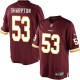 Youth Nike Washington Redskins &53 Darryl Sharpton Elite Burgundy Red Team Color NFL Jersey