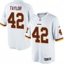 Youth Nike Washington Redskins &42 Charley Taylor Elite White NFL Jersey
