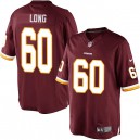 Youth Nike Washington Redskins &60 Spencer Long Elite Burgundy Red Team Color NFL Jersey