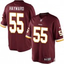Youth Nike Washington Redskins &55 Adam Hayward Elite Burgundy Red Team Color NFL Jersey