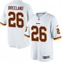 Youth Nike Washington Redskins &26 Bashaud Breeland Elite White NFL Jersey