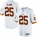 Youth Nike Washington Redskins &25 Ryan Clark Elite White NFL Jersey