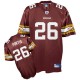 Reebok Washington Redskins &26 Clinton Portis Burgundy Red Team Color Replica Throwback NFL Jersey