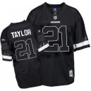 Reebok Washington Redskins &21 Sean Taylor Black Shadow Premier EQT Throwback NFL Jersey