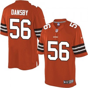 Jeunesse Browns de Cleveland Nike # 56 Karlos Dansby élite remplaçant NFL Maillot Magasin Orange Jeunesse Browns de Cleveland Nike # 56 Karlos Dansby élite remplaçant NFL Maillot Magasin Orange