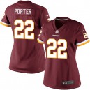 Women Nike Washington Redskins &22 Tracy Porter Elite Burgundy Red Team Color NFL Jersey