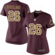 Women Nike Washington Redskins &26 Bashaud Breeland Elite Burgundy Red/Gold Number Alternate 80TH Anniversary NFL Jersey