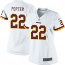 Women Nike Washington Redskins &22 Tracy Porter Elite White NFL Jersey