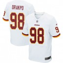 Men Nike Washington Redskins &98 Brian Orakpo Elite White NFL Jersey