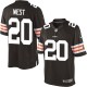 Youth Nike Cleveland Browns &20 Terrance West Elite Brown Team Color NFL Jersey