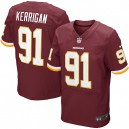 Men Nike Washington Redskins &91 Ryan Kerrigan Elite Burgundy Red Team Color NFL Jersey