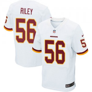 Hommes Nike Washington Redskins # 56 Perry Riley Élite blanc NFL Maillot Magasin