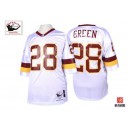 Mitchell and Ness Washington Redskins &28 Darrell Green White Authentic Throwback NFL Jersey