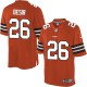 Youth Nike Cleveland Browns &26 Pierre Desir Elite Orange Alternate NFL Jersey