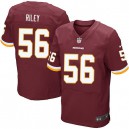 Men Nike Washington Redskins &56 Perry Riley Elite Burgundy Red Team Color NFL Jersey