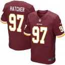 Men Nike Washington Redskins &97 Jason Hatcher Elite Burgundy Red Team Color NFL Jersey