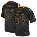Men Nike Washington Redskins &54 Akeem Jordan Elite Black Camo Fashion NFL Jersey