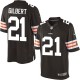 Youth Nike Cleveland Browns &21 Justin Gilbert Elite Brown Team Color NFL Jersey