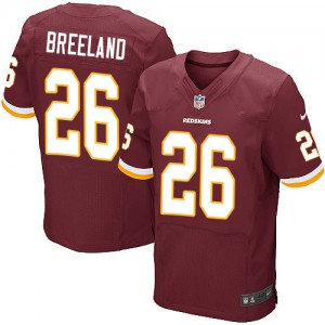 Hommes Nike Washington Redskins # 26 Bashaud Breeland élite Bourgogne rouge équipe NFL Maillot Magasin de couleur Hommes Nike Washington Redskins # 26 Bashaud Breeland élite Bourgogne rouge équipe NFL Maillot Magasin de couleur
