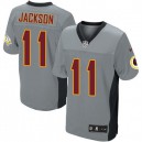 Men Nike Washington Redskins &11 DeSean Jackson Elite Grey Shadow NFL Jersey