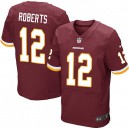 Men Nike Washington Redskins &12 Andre Roberts Elite Burgundy Red Team Color NFL Jersey