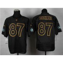 New York Jets &87 Eric Decker Black Gold No. Fashion Elite Jersey
