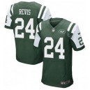 Jets &24 Darrelle Revis Green Team Color Men's Stitched Elite Jersey