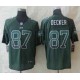 New York Jets &87 Eric Decker Drift Fashion Green Elite Jersey