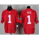 New York Jets &1 Michael Vick Red Elite QB Practice Jersey