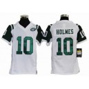 Youth New York Jets 10 Santonio Holmes White Jersey