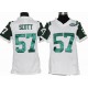 Youth New York Jets 57 Bart Scott White Jersey