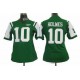 Femme 2012 New York Jets 10 Santonio Holmes verte Maillot Magasins