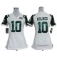 Femme New York Jets 10# Santonio Holmes Blanc Maillot Magasin